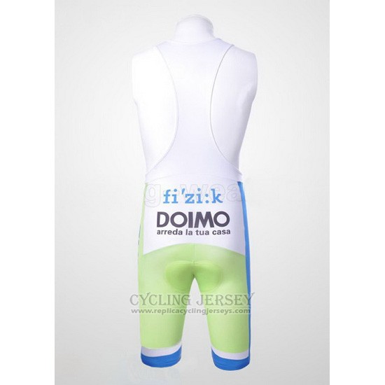 2011 Cycling Jersey Liquigas Cannondale White and Green Short Sleeve and Bib Short